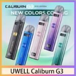 UWELL Caliburn G3咖哩棒G3 KIT電子煙2主機官網評價說明書