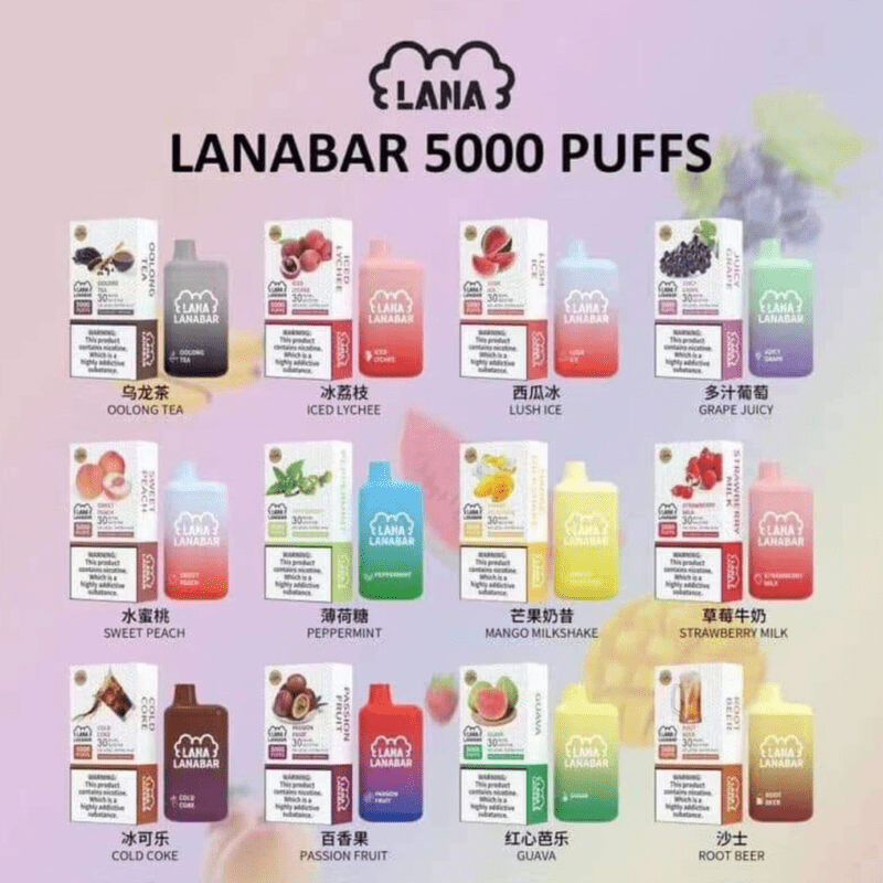 LANA 5000口拋棄式電子煙 | 拉娜一次性電子菸推薦 MESH 線圈 | 台灣現貨 7-11 到付:圖片 3